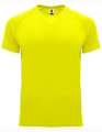 Heren Sportshirt Bahrain Roly CA0407 Fluo Yellow